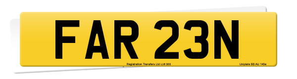 Registration number FAR 23N